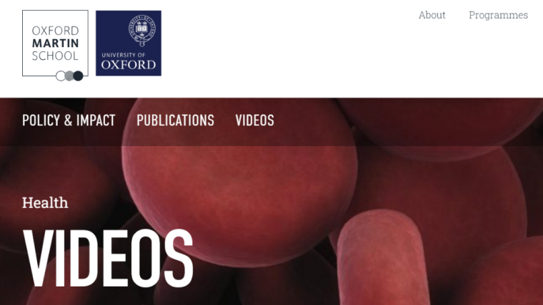 Blood Cells with Health Videos written on it